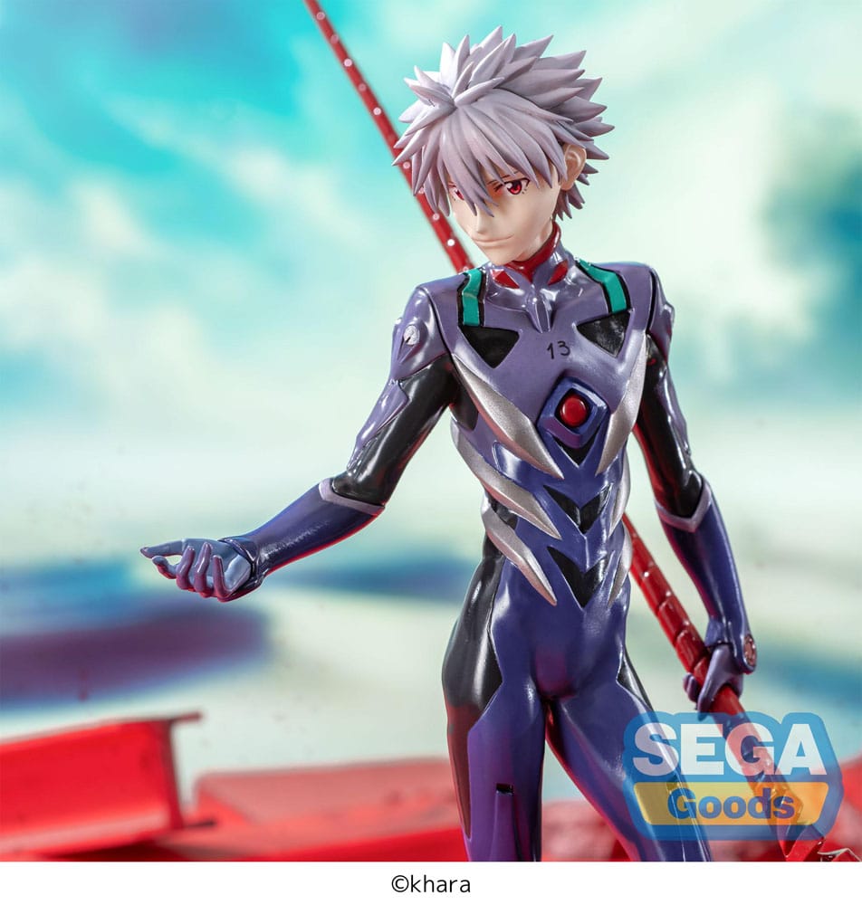 Evangelion: 3.0+1.0 Thrice Upon a Time Luminasta Statua in PVC Kaworu Nagisa x Lancia di Longino 21 cm