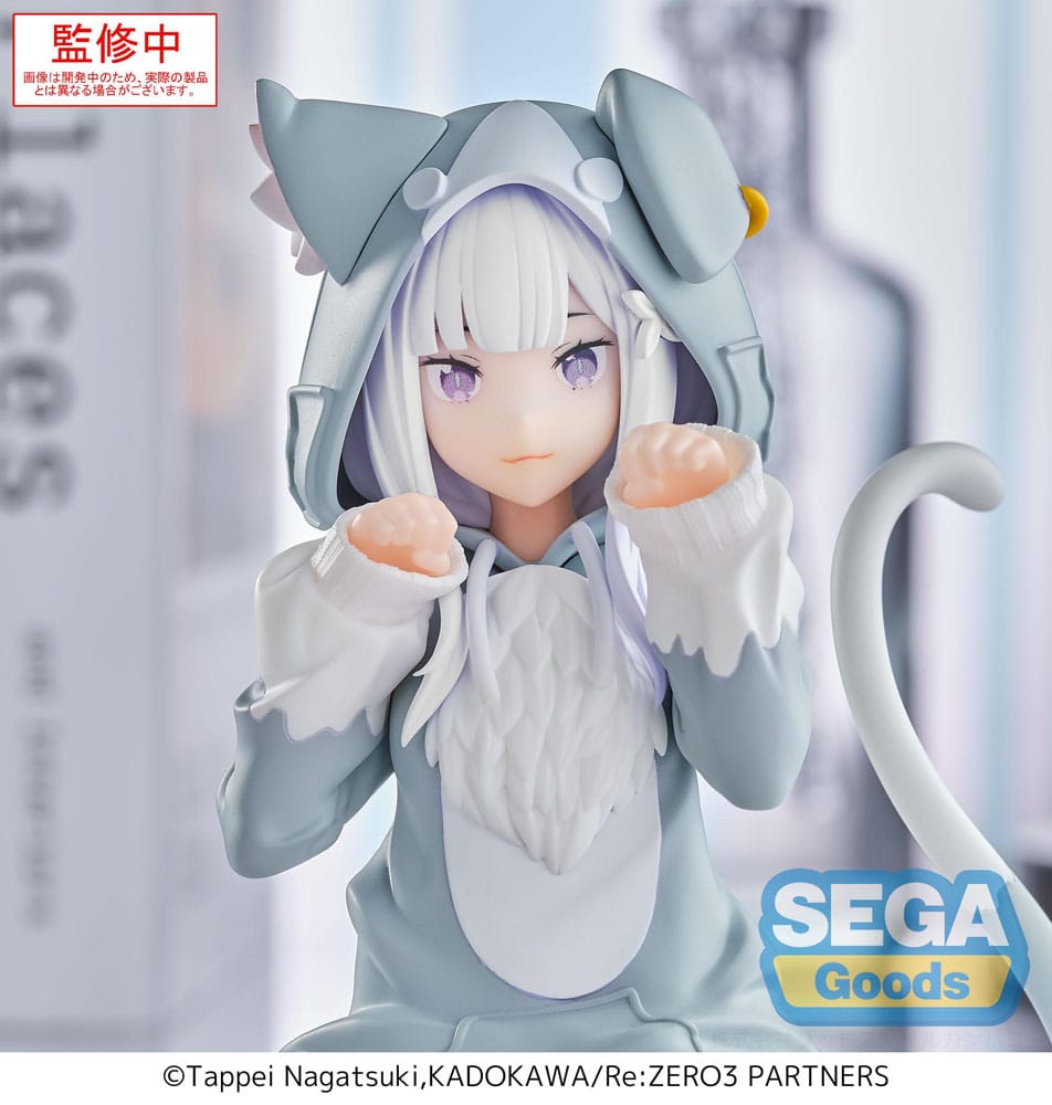 Re:Zero Starting Life in Another World Yumemirize PVC Statue Emilia Mofumofu Pack 11 cm