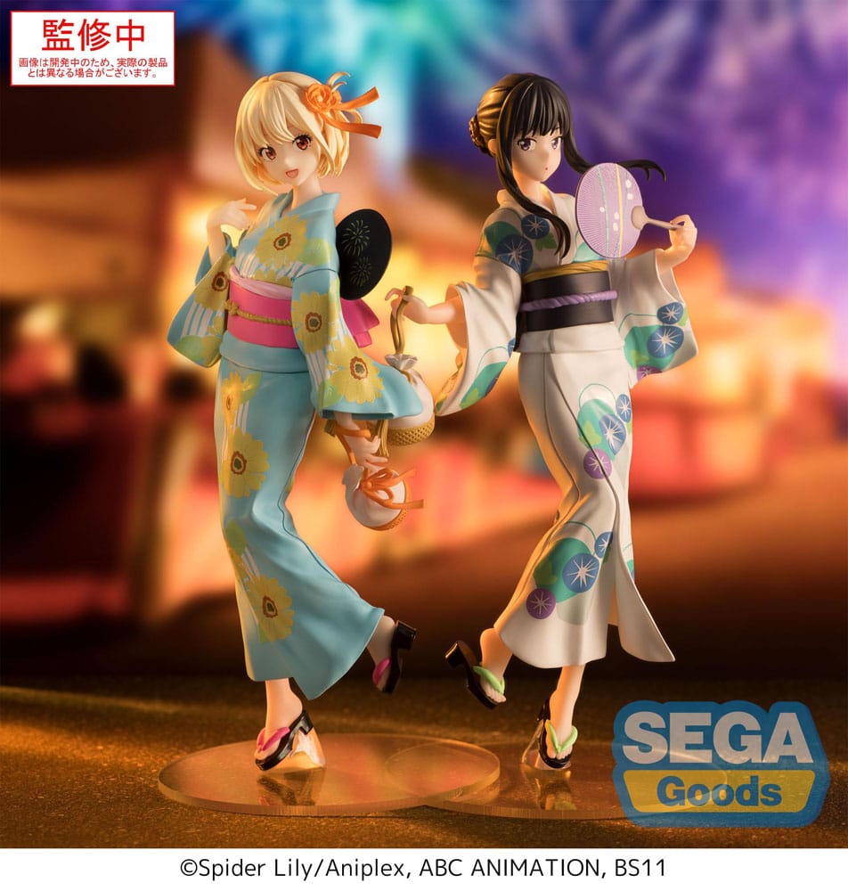 Lycoris Recoil Luminasta PVC Statue Chisato Nishikigi Festival in Yukata 19 cm