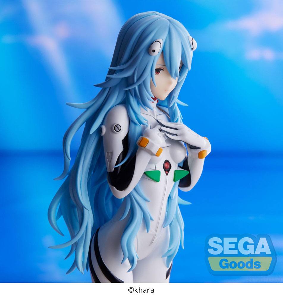 Evangelion: 3.0+1.0 Thrice Upon a Time SPM PVC Statue Rei Ayanami Long Hair Ver. 21 cm
