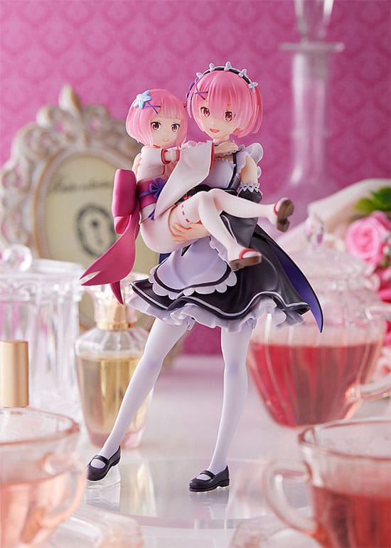 Re:Zero Starting Life in Another World Statua in PVC 1/7 Ram e Ram dell'infanzia 23 cm