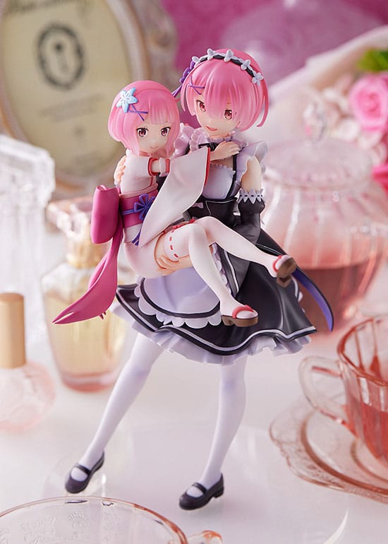 Re:Zero Starting Life in Another World Statua in PVC 1/7 Ram e Ram dell'infanzia 23 cm