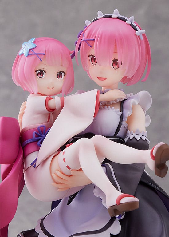 Re:Zero Starting Life in Another World Statua in PVC 1/7 Ram e Ram dell'infanzia 23 cm