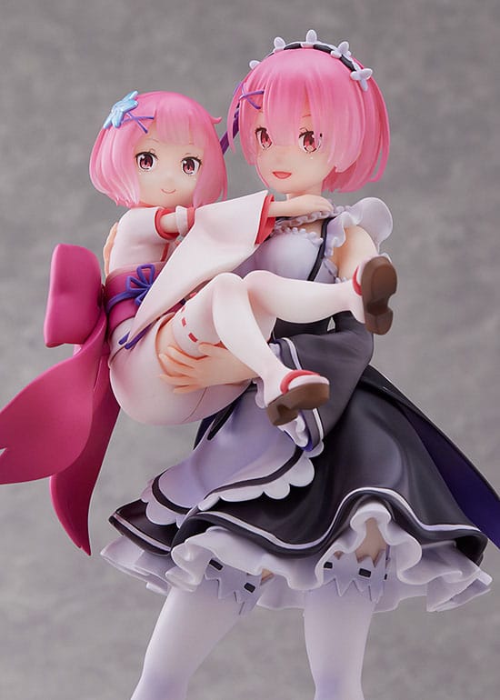 Re:Zero Starting Life in Another World Statua in PVC 1/7 Ram e Ram dell'infanzia 23 cm