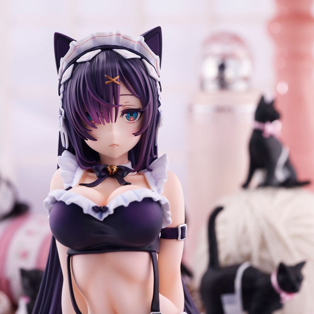 Statua originale in PVC Cat Maid da 15 cm