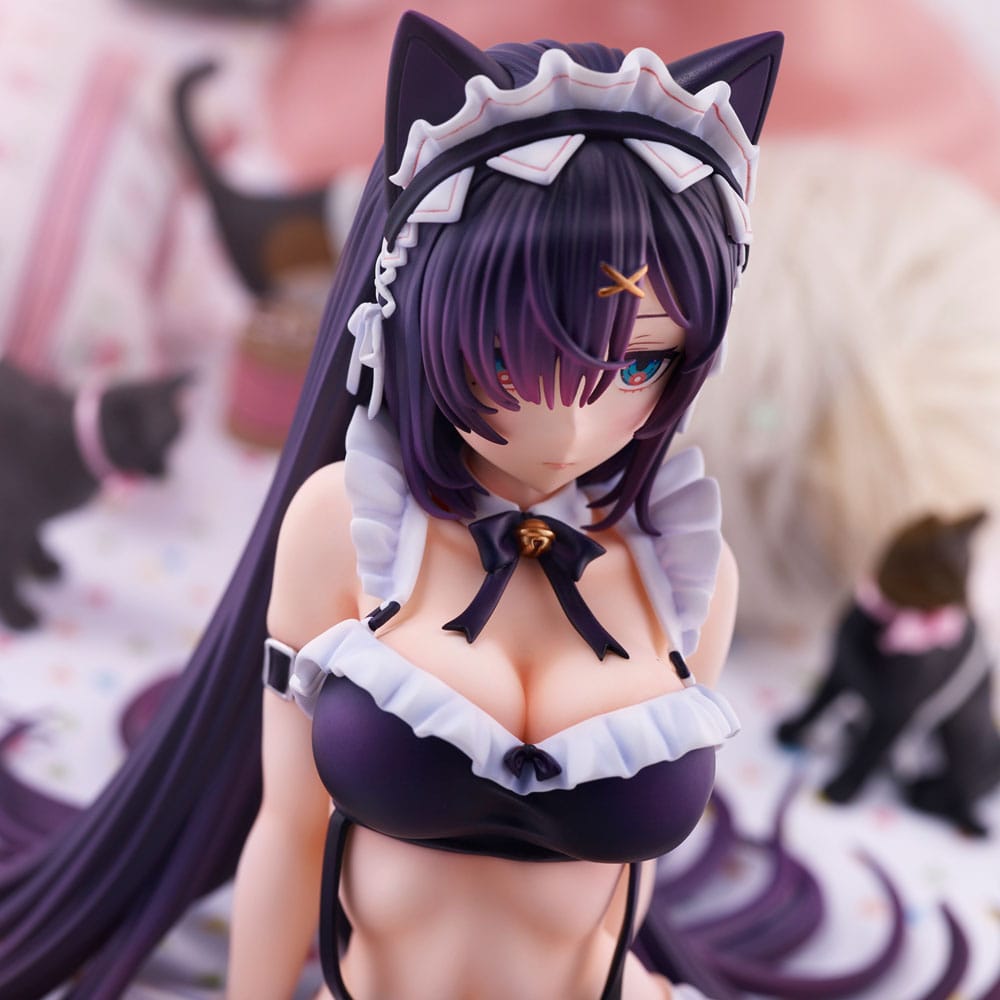 Statua originale in PVC Cat Maid da 15 cm