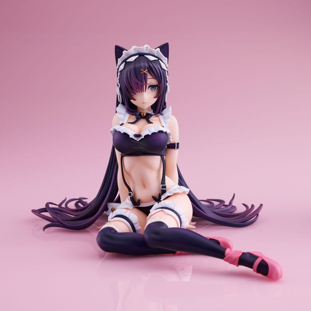 Statua originale in PVC Cat Maid da 15 cm
