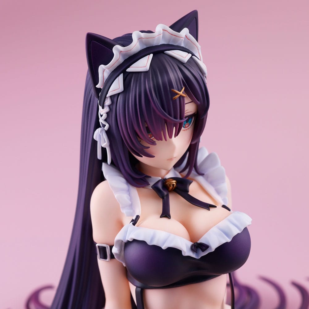 Statua originale in PVC Cat Maid da 15 cm