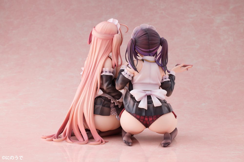 Original Character PVC Statues 1/5 2-Set Koho Miya & Otsuhane Fuwari illustration by Ninoude 18 cm