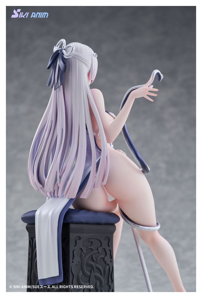 Original Character PVC Statue 1/7 The Color of the Blue - White Snake Deluxe Edition 20 cm