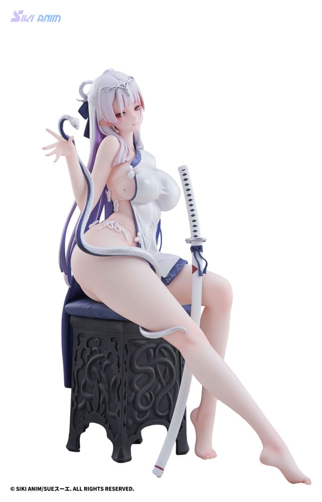 Original Character PVC Statue 1/7 The Color of the Blue - White Snake Deluxe Edition 20 cm