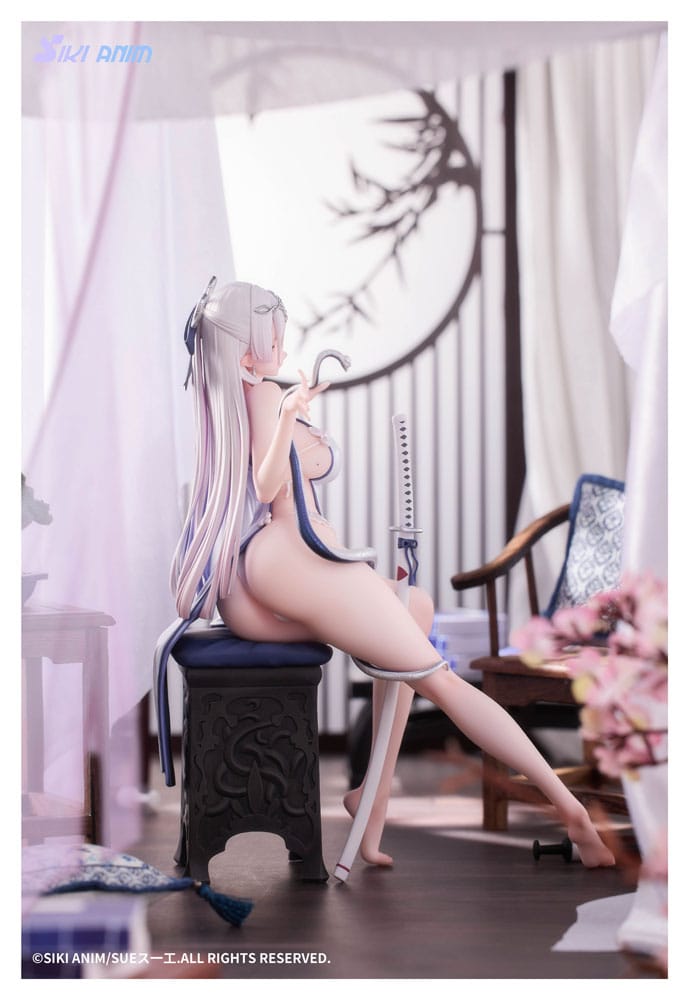 Original Character PVC Statue 1/7 The Color of the Blue - White Snake Deluxe Edition 20 cm