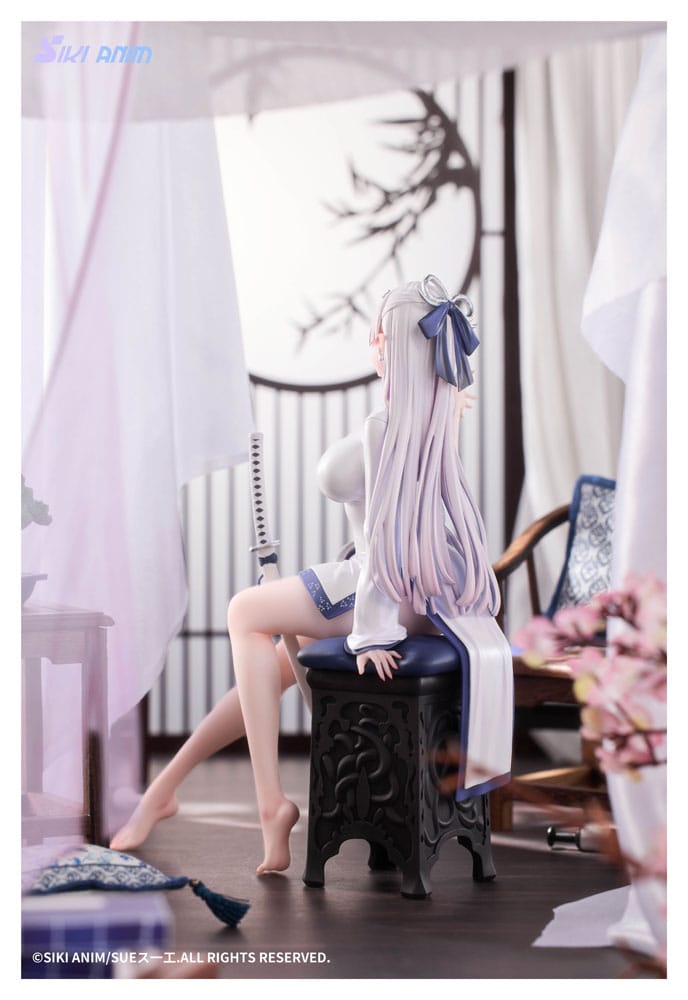 Original Character PVC Statue 1/7 The Color of the Blue - White Snake Deluxe Edition 20 cm