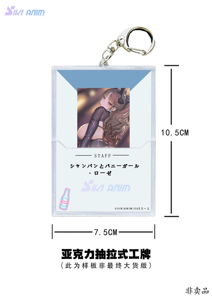 Original Character PVC Statue 1/6 Champagne and Bunny Girl Rose White Stocking Ver. 31 cm