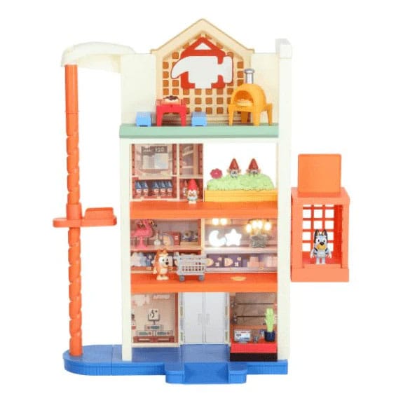 Bluey: Centro commerciale con set di gioco per accessori