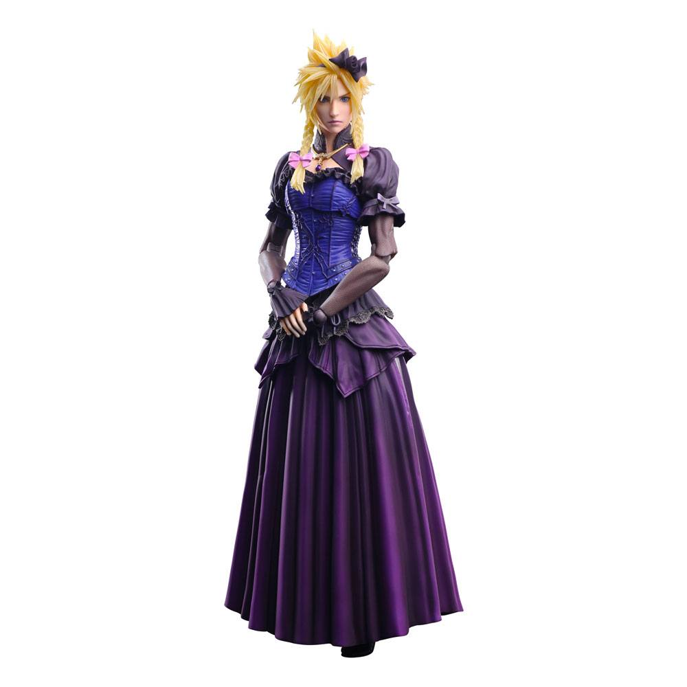 Final Fantasy VII Remake Play Arts Kai Action Figure Cloud Strife Dress Ver. 28 centimetri
