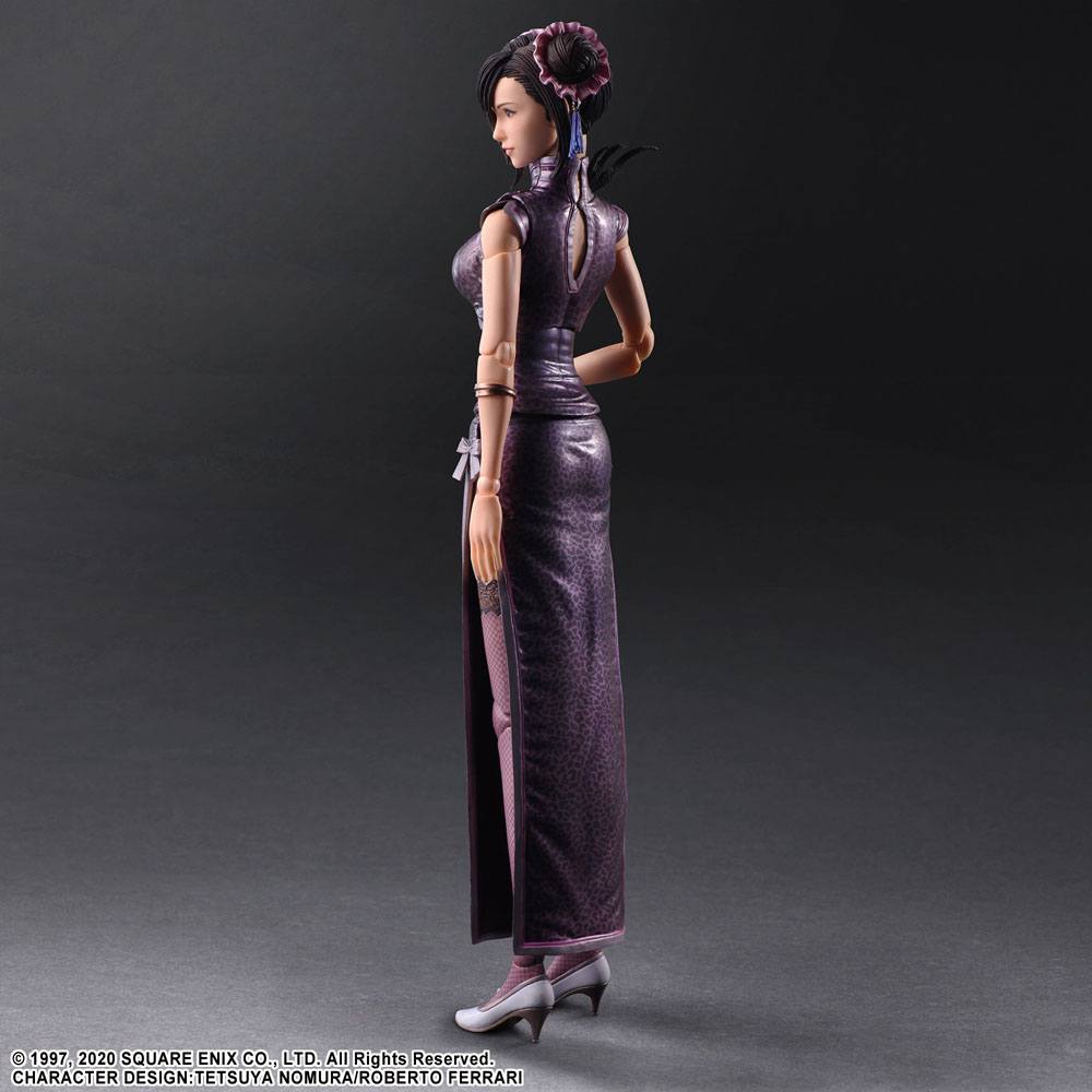 Final Fantasy VII Remake Play Arts Kai Action Figure Tifa Lockhart Abito sportivo Ver. 25 centimetri
