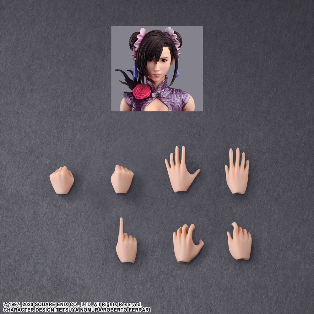 Final Fantasy VII Remake Play Arts Kai Action Figure Tifa Lockhart Abito sportivo Ver. 25 centimetri