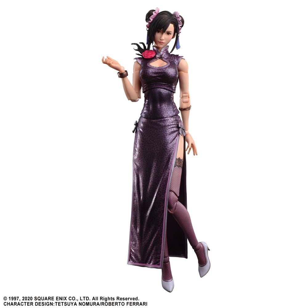 Final Fantasy VII Remake Play Arts Kai Action Figure Tifa Lockhart Abito sportivo Ver. 25 centimetri