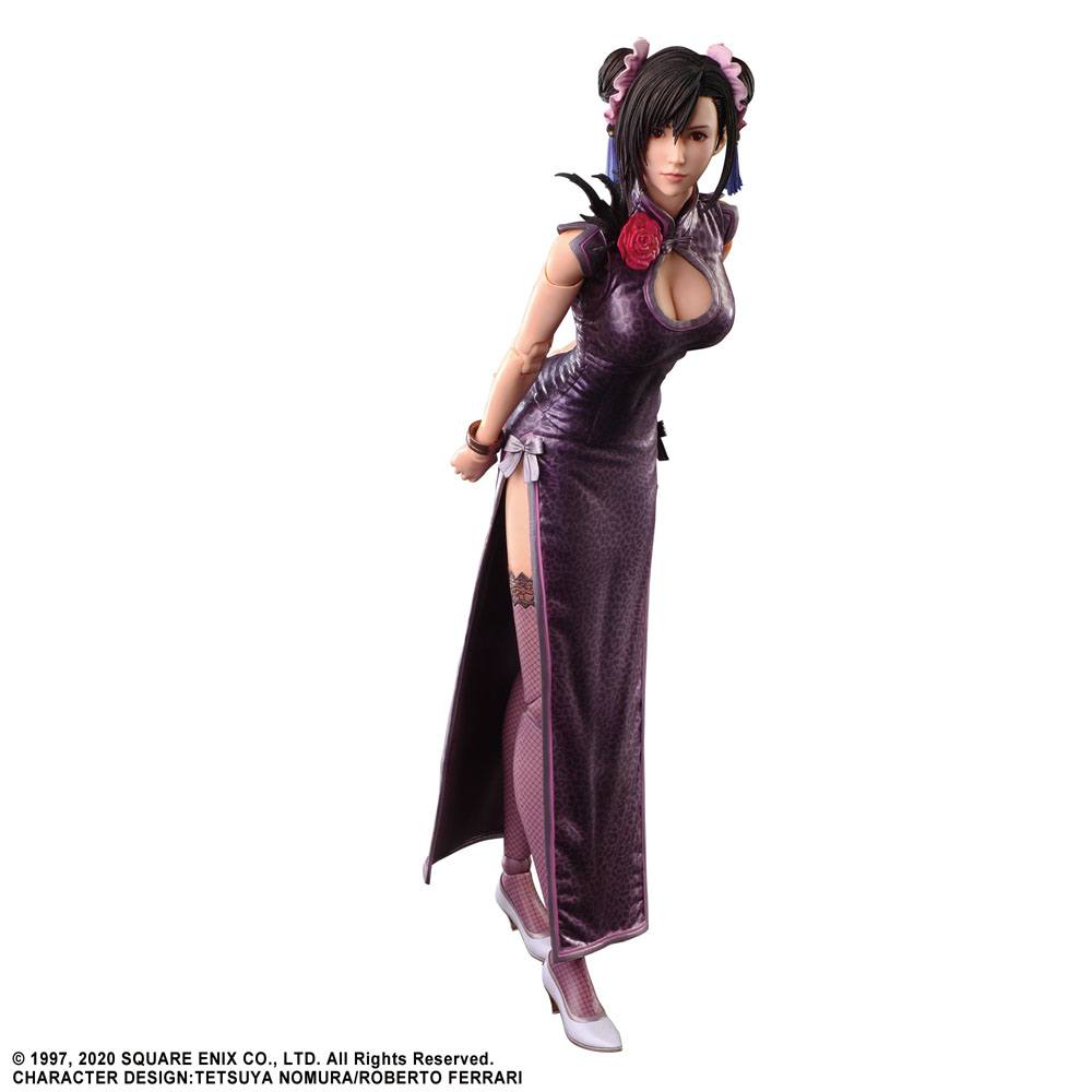 Final Fantasy VII Remake Play Arts Kai Action Figure Tifa Lockhart Abito sportivo Ver. 25 centimetri