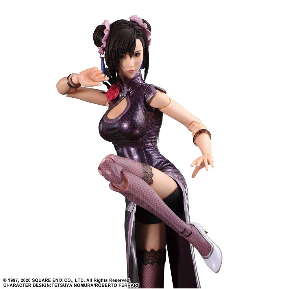 Final Fantasy VII Remake Play Arts Kai Action Figure Tifa Lockhart Abito sportivo Ver. 25 centimetri
