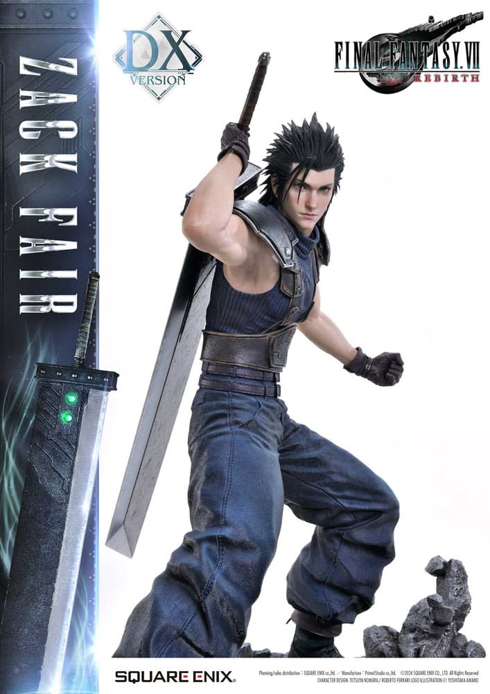 Final Fantasy VII Rebirth Statue 1/4 Zack Fair Deluxe Ver. 57 cm