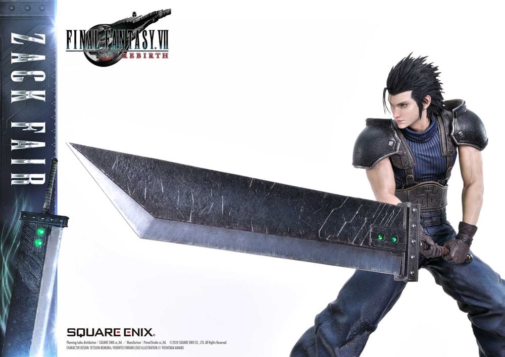 Final Fantasy VII Rebirth Statue 1/4 Zack Fair 57 cm