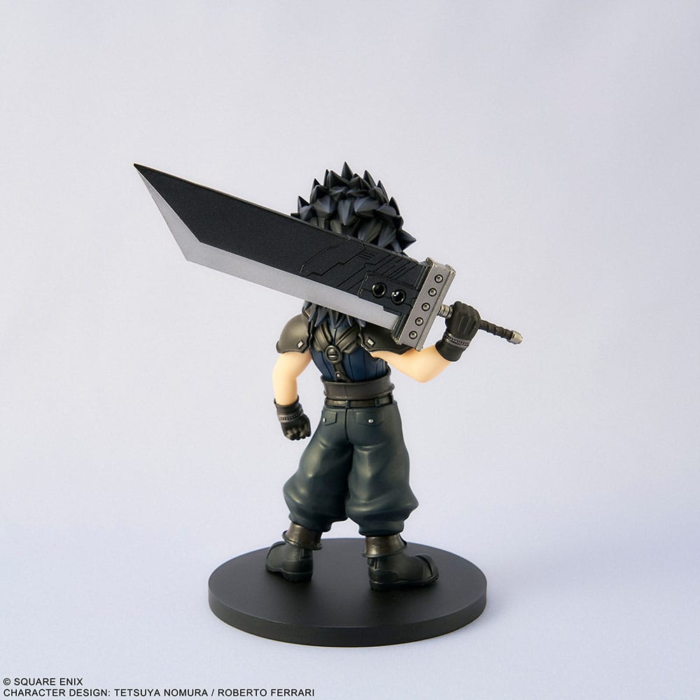 Statua di Final Fantasy VII Rebirth Adorable Arts di Zack Fair, 11 cm