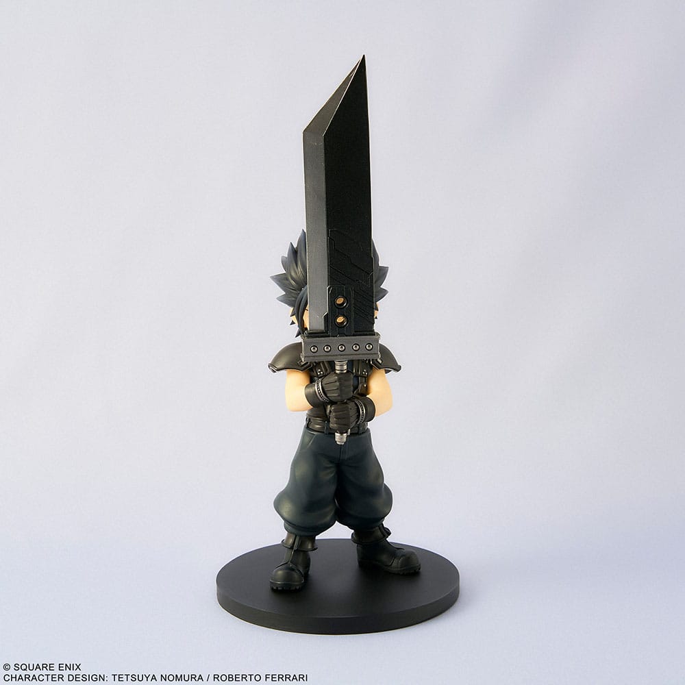 Statua di Final Fantasy VII Rebirth Adorable Arts di Zack Fair, 11 cm