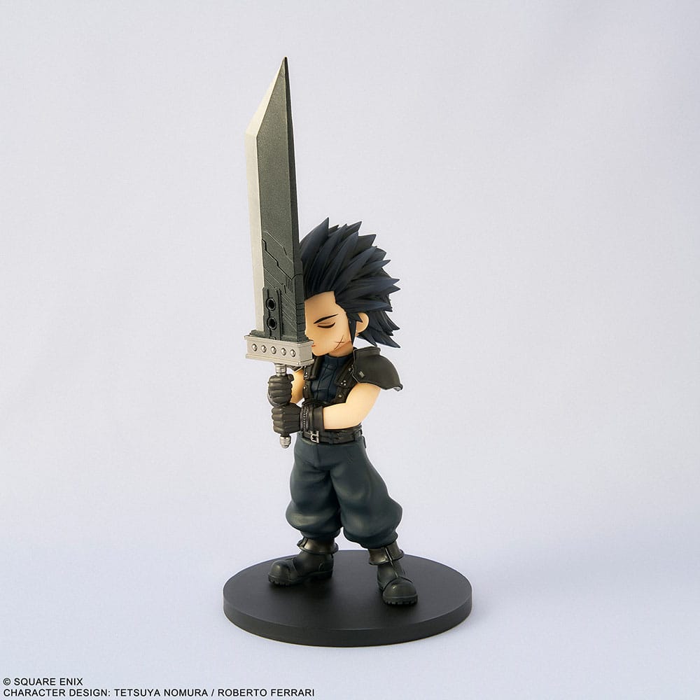Statua di Final Fantasy VII Rebirth Adorable Arts di Zack Fair, 11 cm
