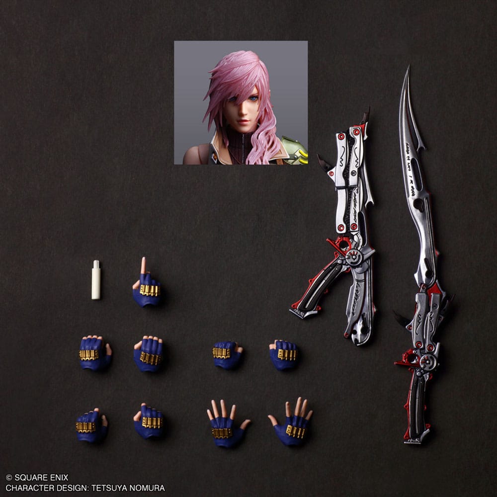 Final Fantasy XIII Play Arts Shin Action Figure Lightning 26 cm