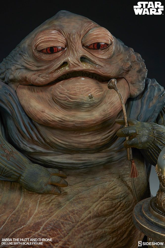 Star Wars Episode VI Action Figure 1/6 Jabba the Hutt & Throne Deluxe 34 cm