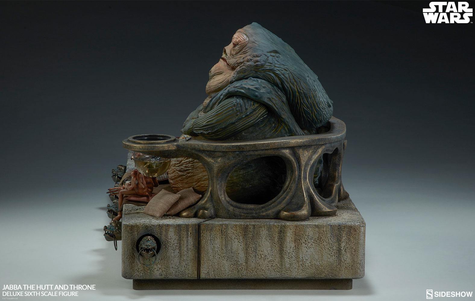 Star Wars Episode VI Action Figure 1/6 Jabba the Hutt & Throne Deluxe 34 cm