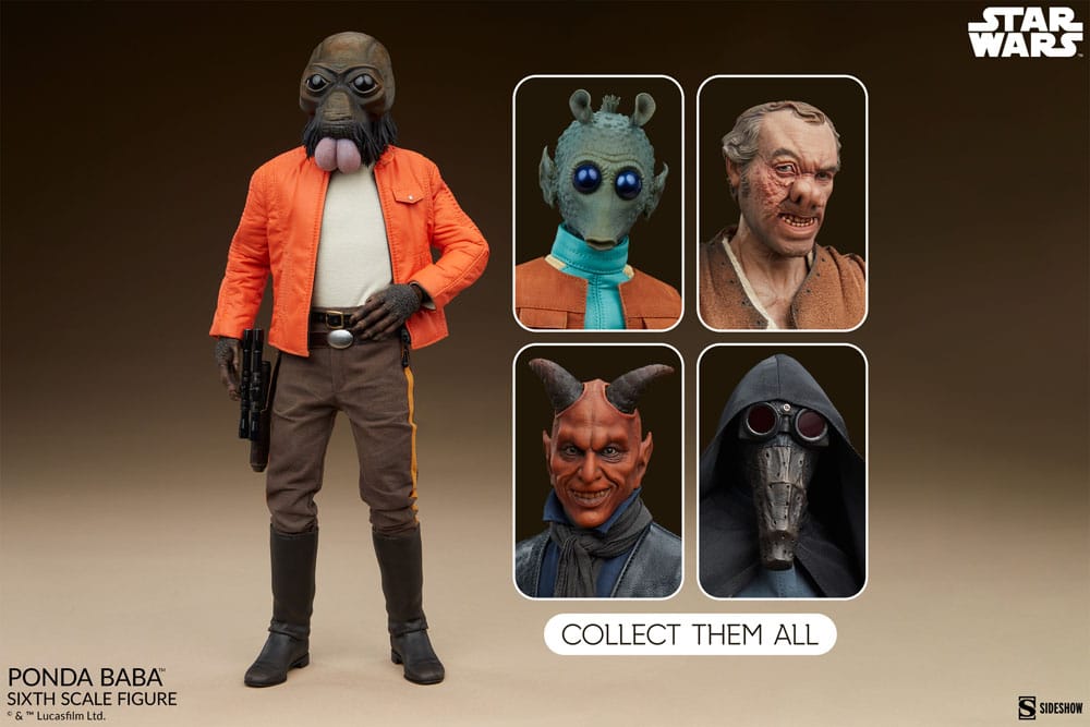 Star Wars Scum &amp; Villainy 1/6 Ponda Baba Action Figure 30cm