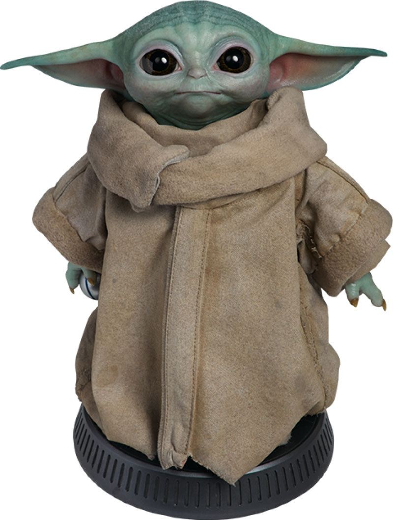 Statua a grandezza naturale di Star Wars The Mandalorian, Il Bambino, 42 cm