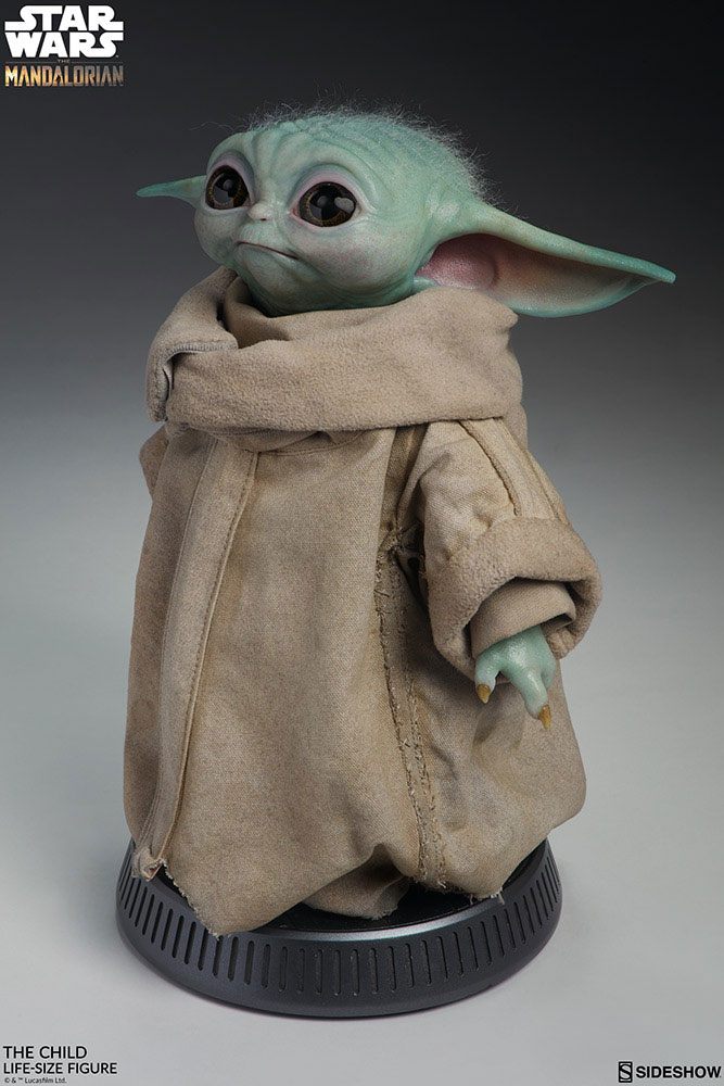 Statua a grandezza naturale di Star Wars The Mandalorian, Il Bambino, 42 cm