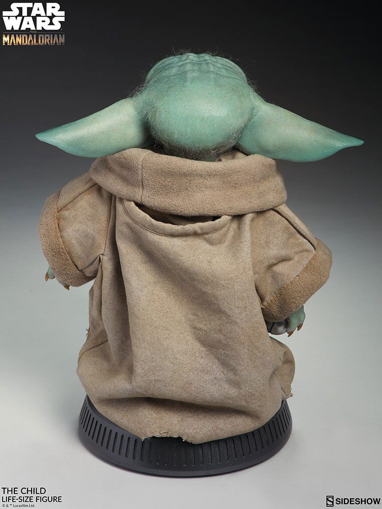 Statua a grandezza naturale di Star Wars The Mandalorian, Il Bambino, 42 cm