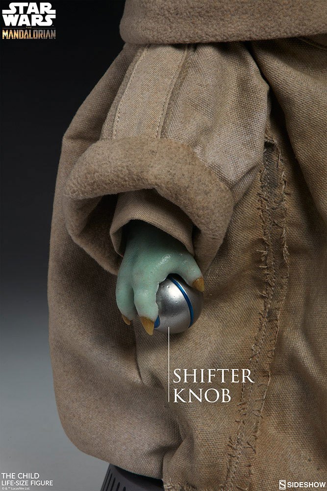 Statua a grandezza naturale di Star Wars The Mandalorian, Il Bambino, 42 cm