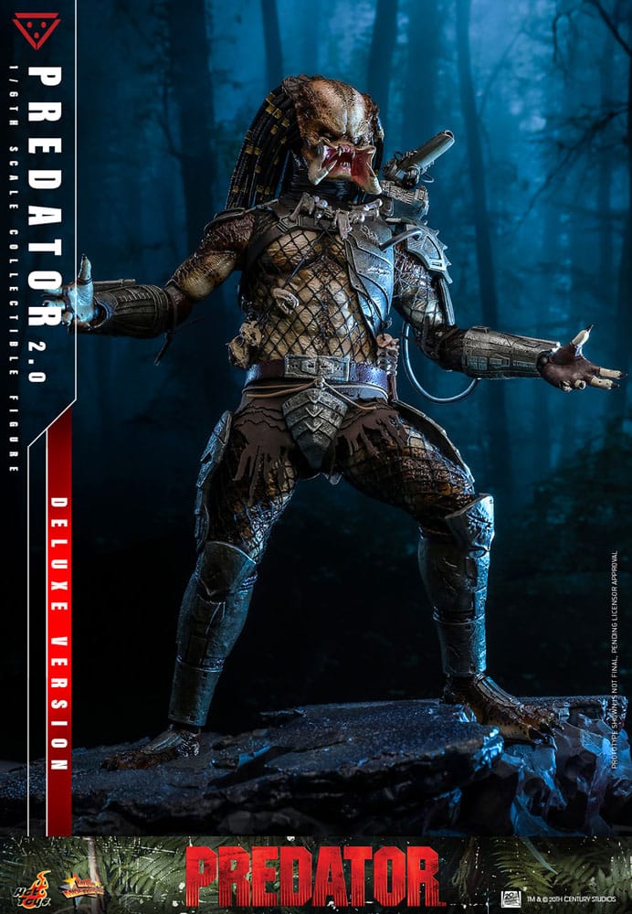 Predator Movie Masterpiece Action Figure 1/6 Predator (2.0) Deluxe Version 34 cm