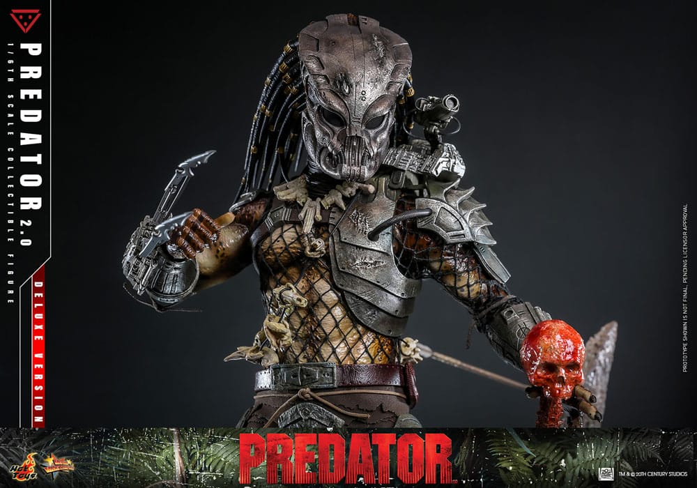 Predator Movie Masterpiece Action Figure 1/6 Predator (2.0) Deluxe Version 34 cm