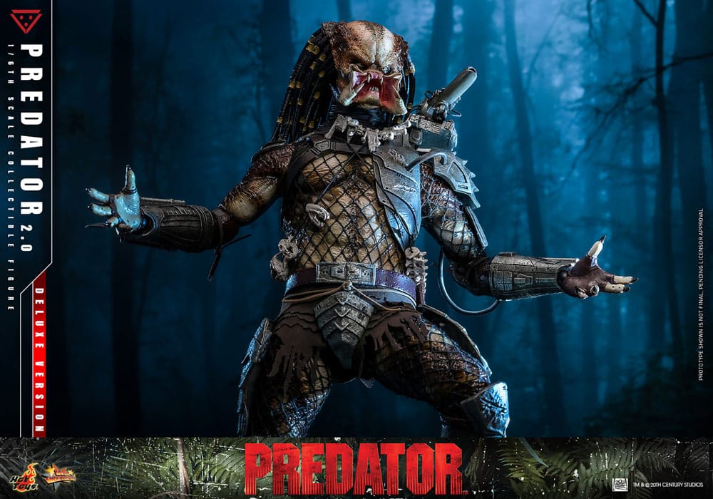 Predator Movie Masterpiece Action Figure 1/6 Predator (2.0) Deluxe Version 34 cm