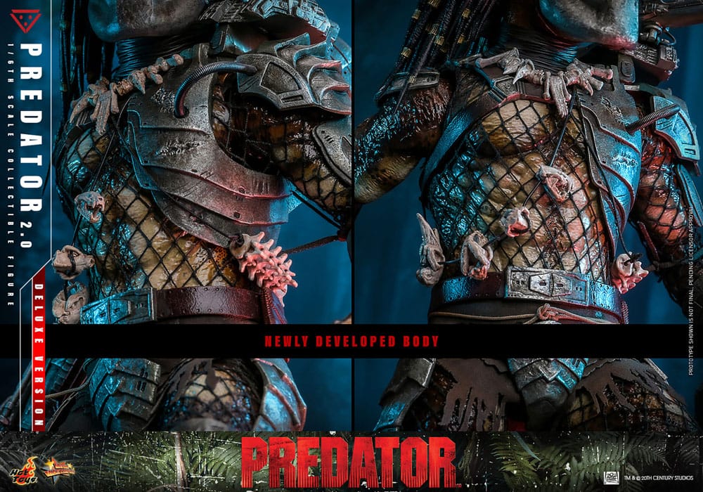 Predator Movie Masterpiece Action Figure 1/6 Predator (2.0) Deluxe Version 34 cm