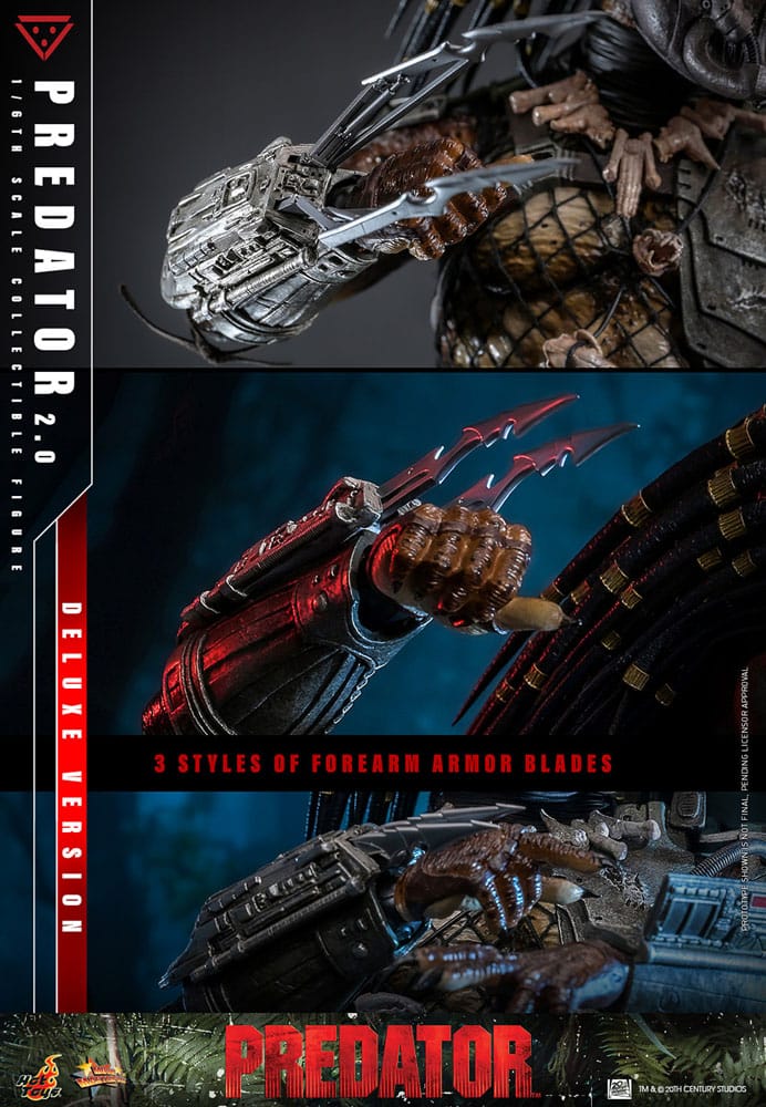 Predator Movie Masterpiece Action Figure 1/6 Predator (2.0) Deluxe Version 34 cm