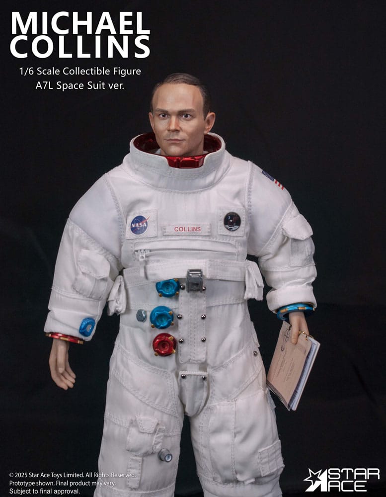NASA Apollo 11 1/6 Michael Collins 30 cm Action Figure