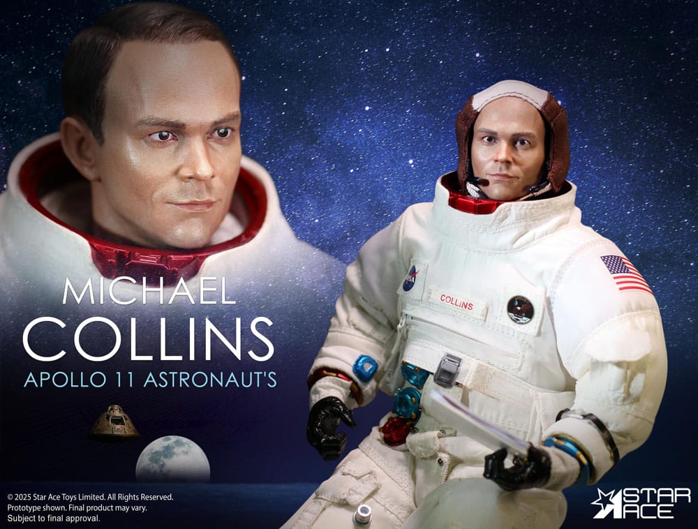 NASA Apollo 11 1/6 Michael Collins 30 cm Action Figure