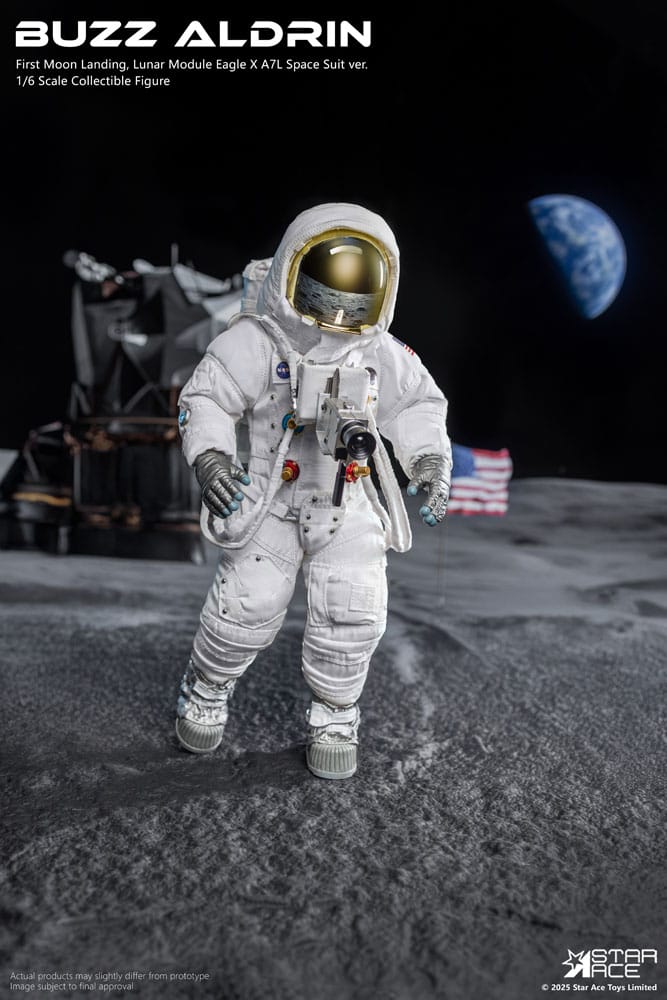NASA Apollo 11 1/6 Buzz Aldrin 30 cm Action Figure