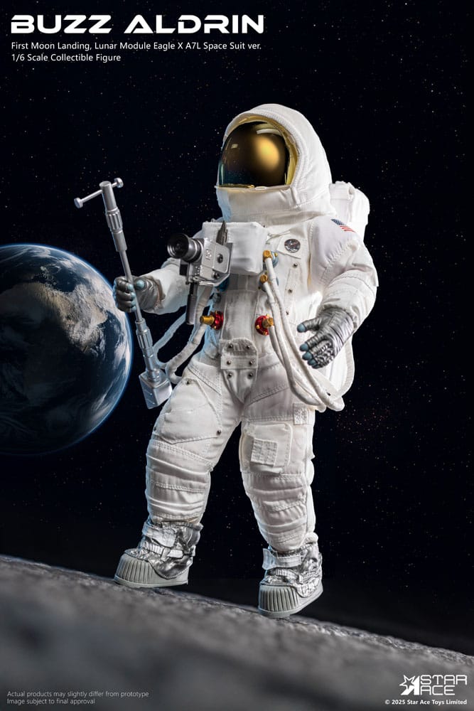 NASA Apollo 11 1/6 Buzz Aldrin 30 cm Action Figure