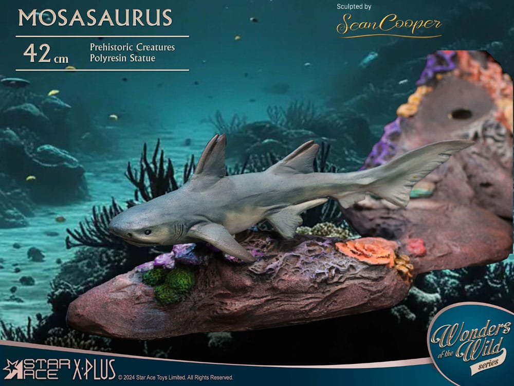Meraviglie della natura selvaggia Statua Mosasaurus (DX) 42 cm
