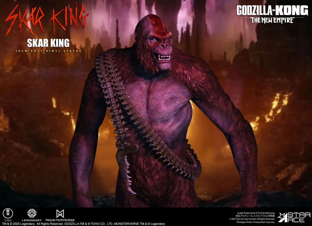 Godzilla vs. Kong: The New Empire Soft Vinyl Statue Skar King Unleash the Titan 30 cm