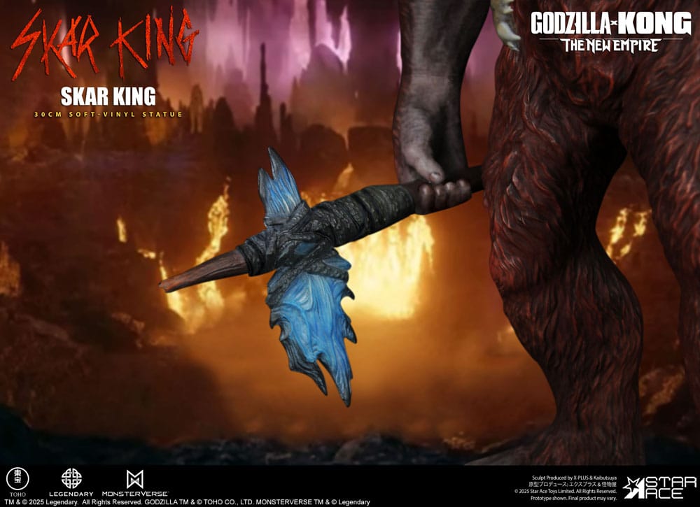 Godzilla vs. Kong: The New Empire Soft Vinyl Statue Skar King Unleash the Titan 30 cm